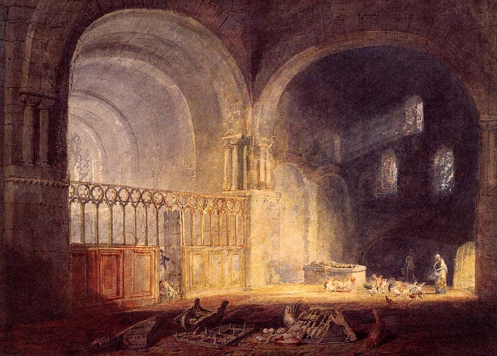 Transept of Ewenny Priory Glamorganshire